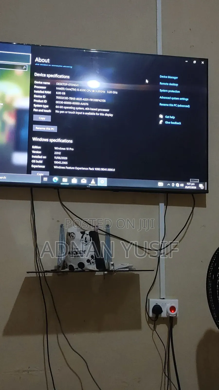 Desktop Computer Asus 8GB Intel Core i5 HDD+SSD 500GB