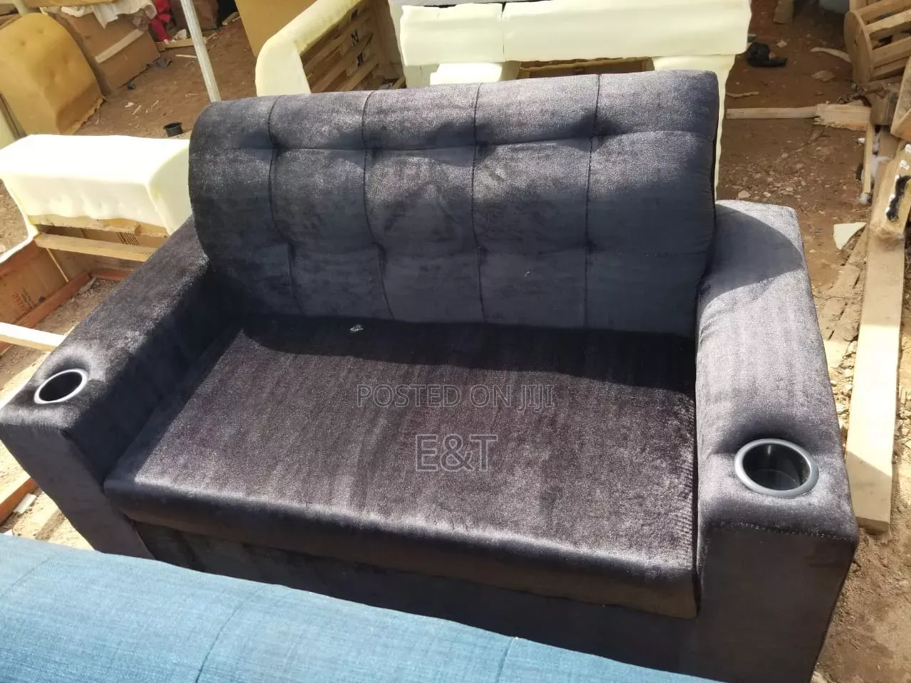 Black 2in1 Sofa Chair