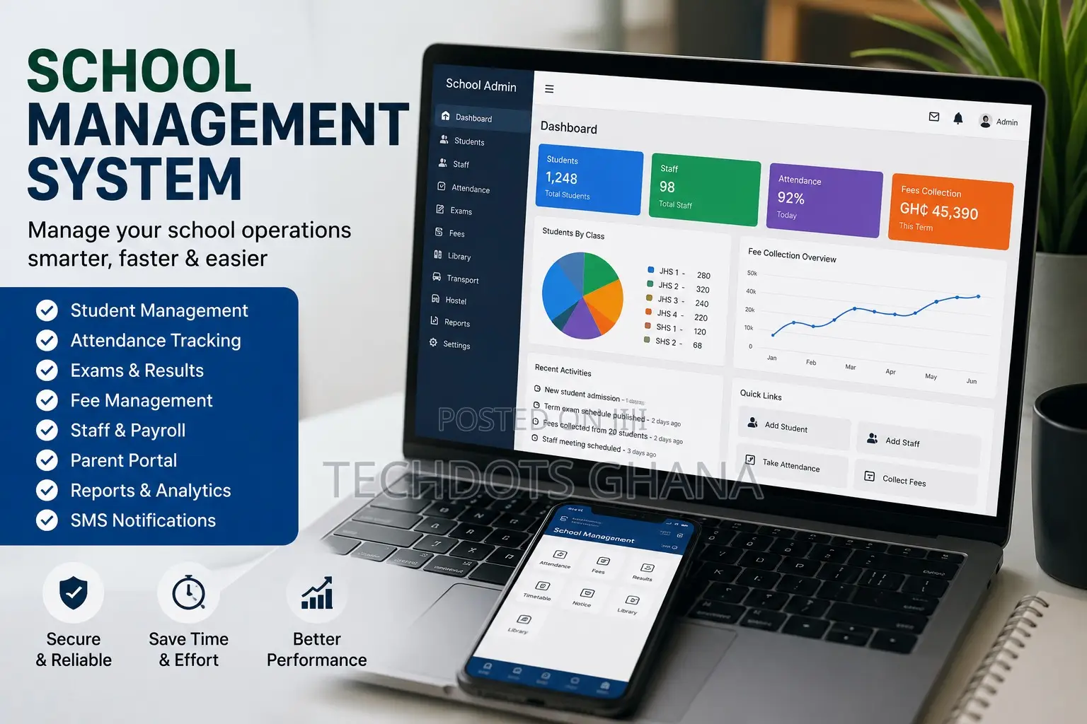 School Management System for Schools, Colleges Universities