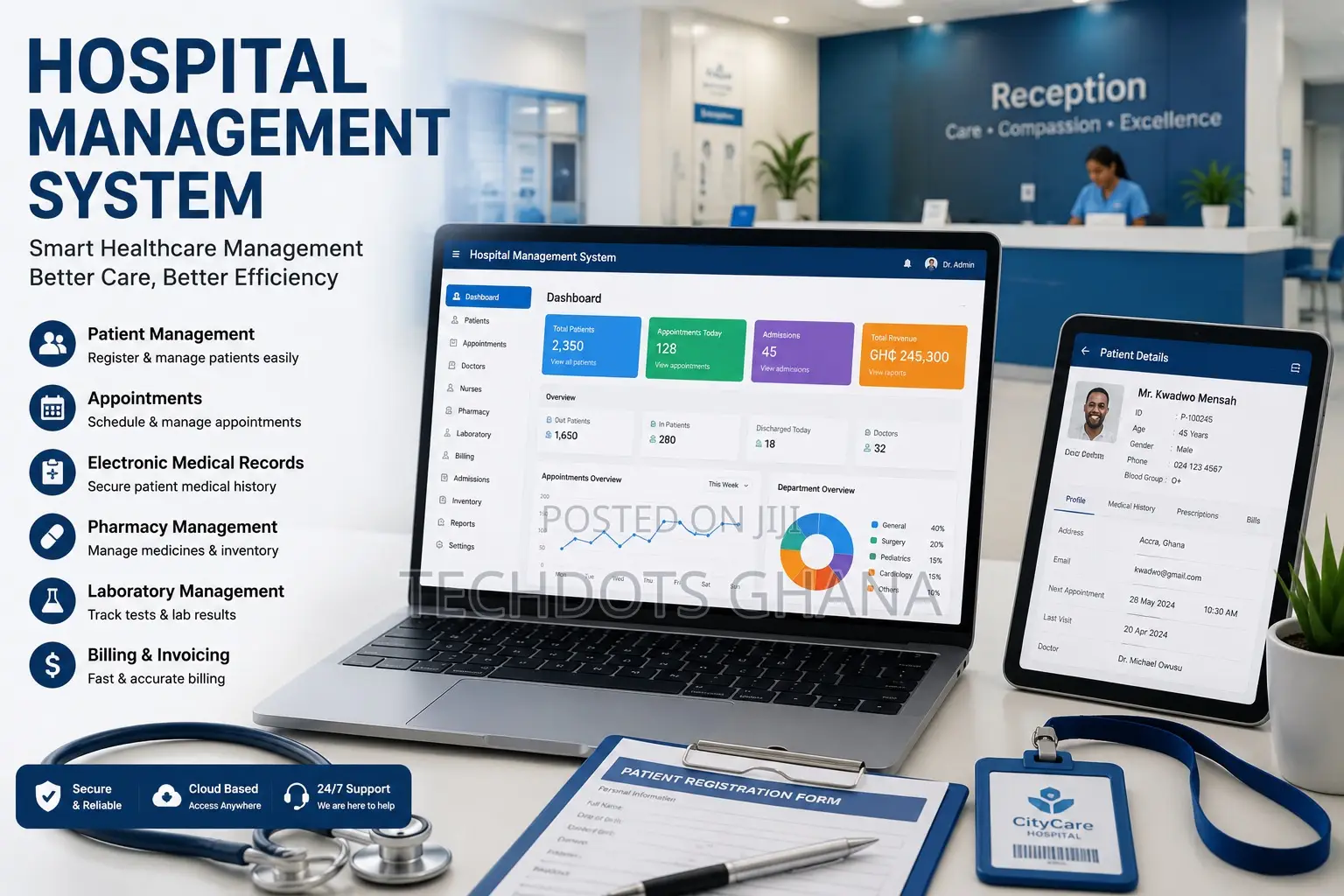 Hospital Management System for Hospitals, Clinics Medical Centres