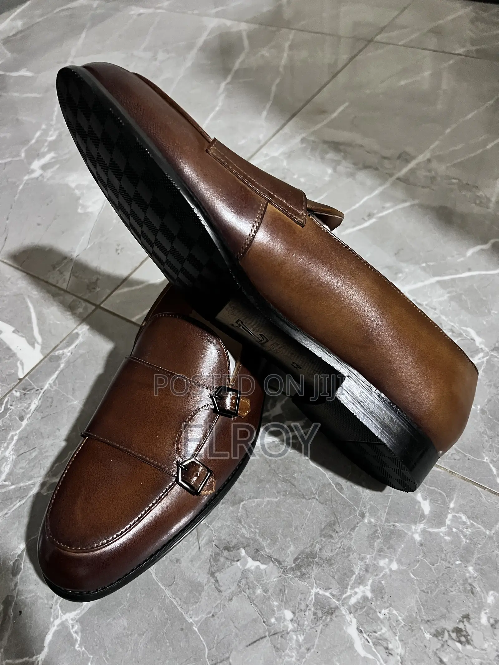 Step Out in a Classic Double Monk Brown Men’s Shoes