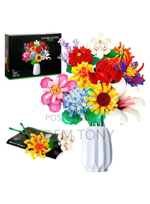 Flower Bouquet Building Blocks Set-1064pcs