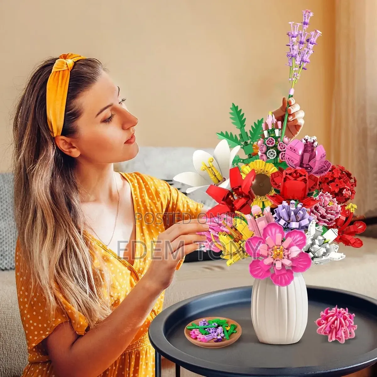 Flower Bouquet Building Blocks Set-1064pcs