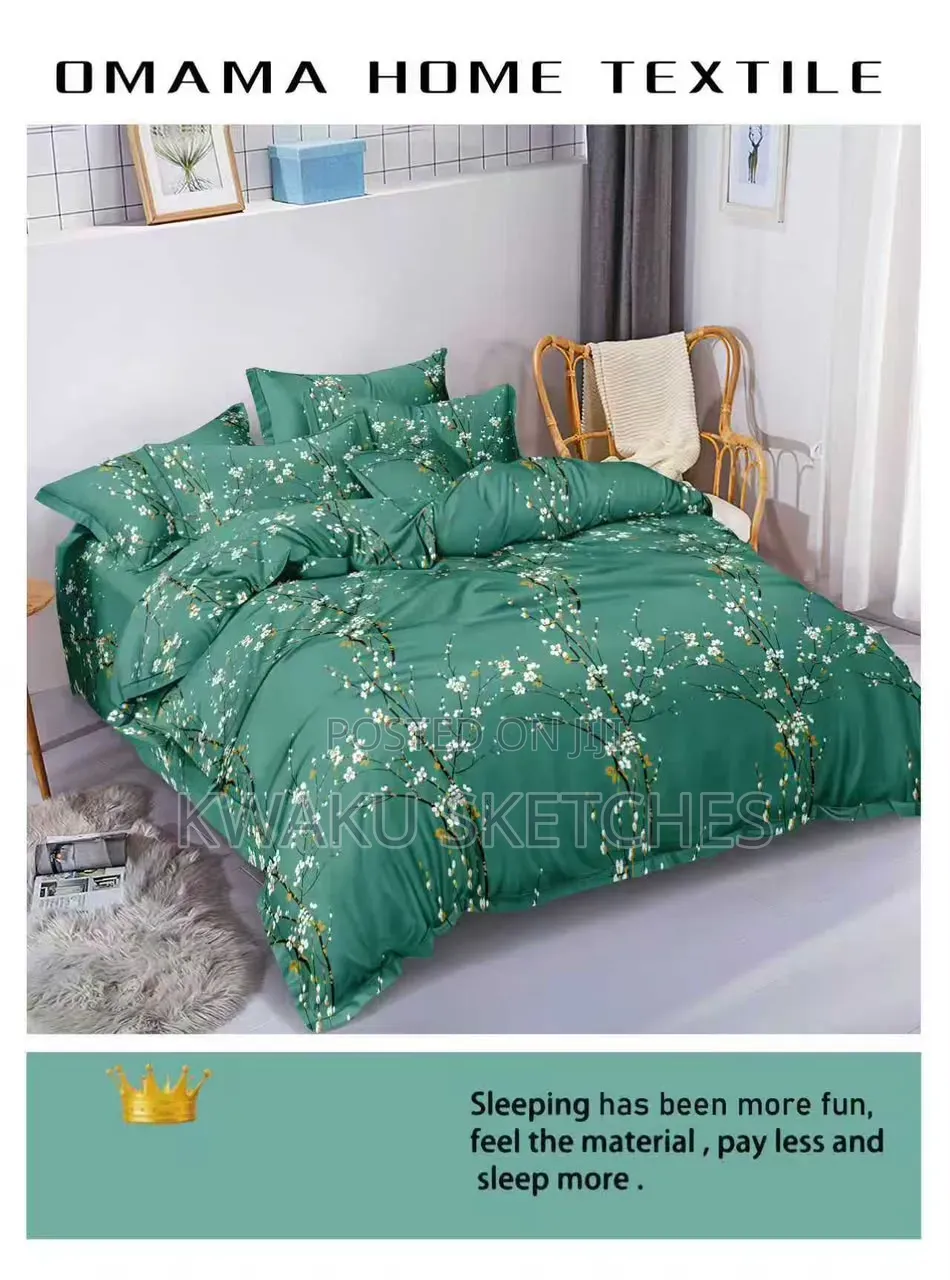 Deluxe Home Bedding Set - 1 Bedsheet 3 Pillow Cases