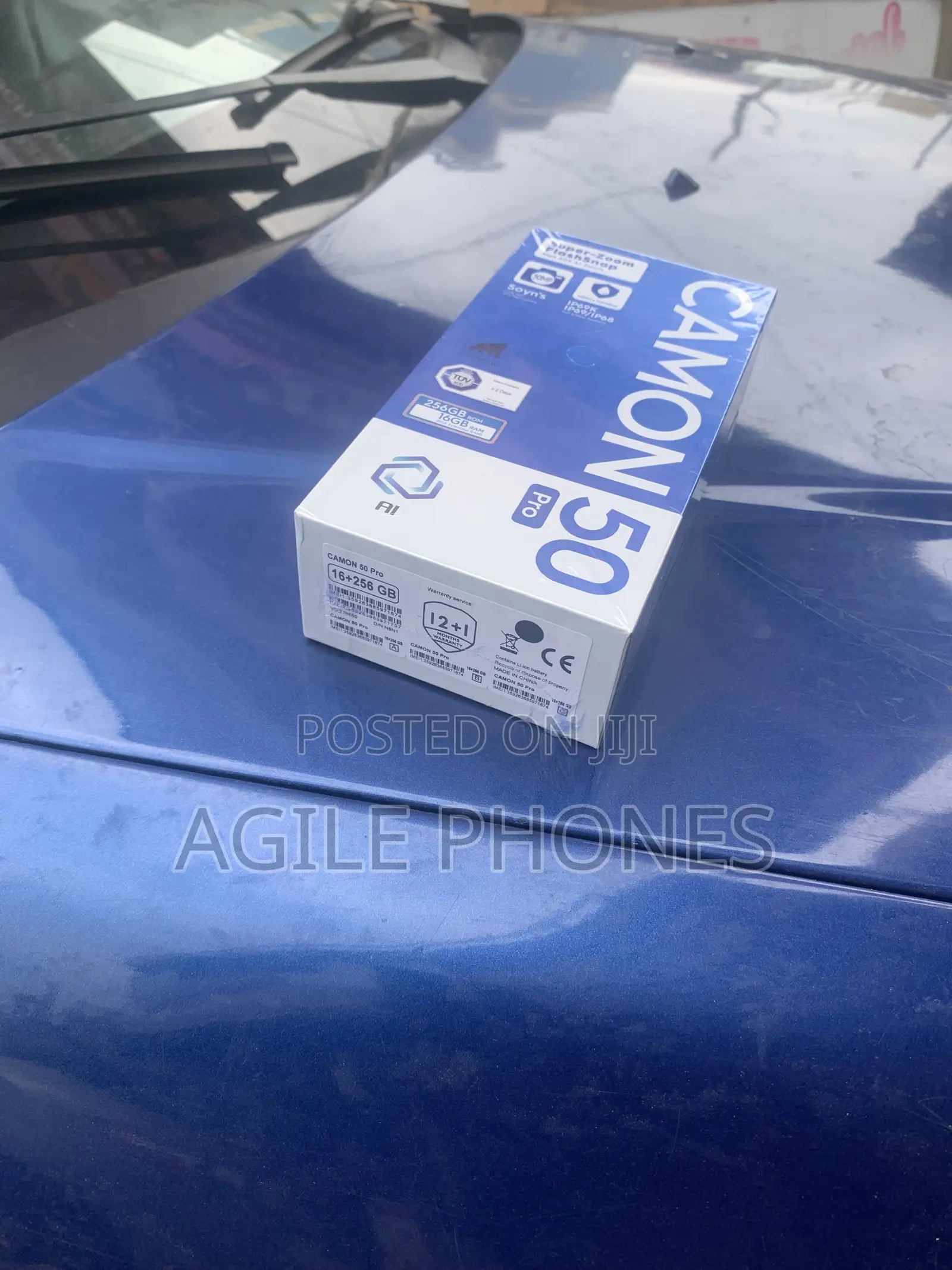 New Tecno Camon 50 Pro 256 GB Black