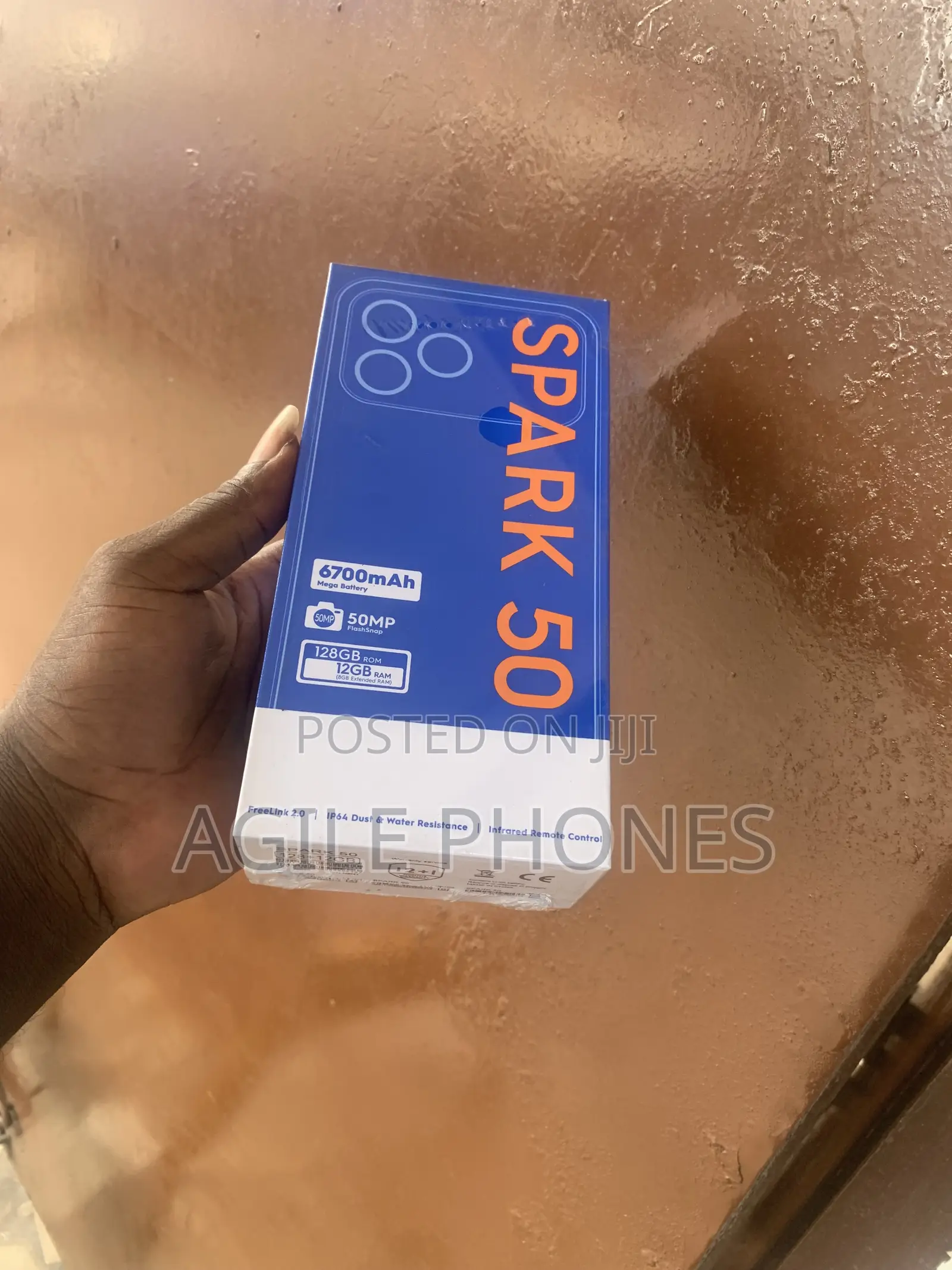 New Tecno Spark 50 128 GB Black