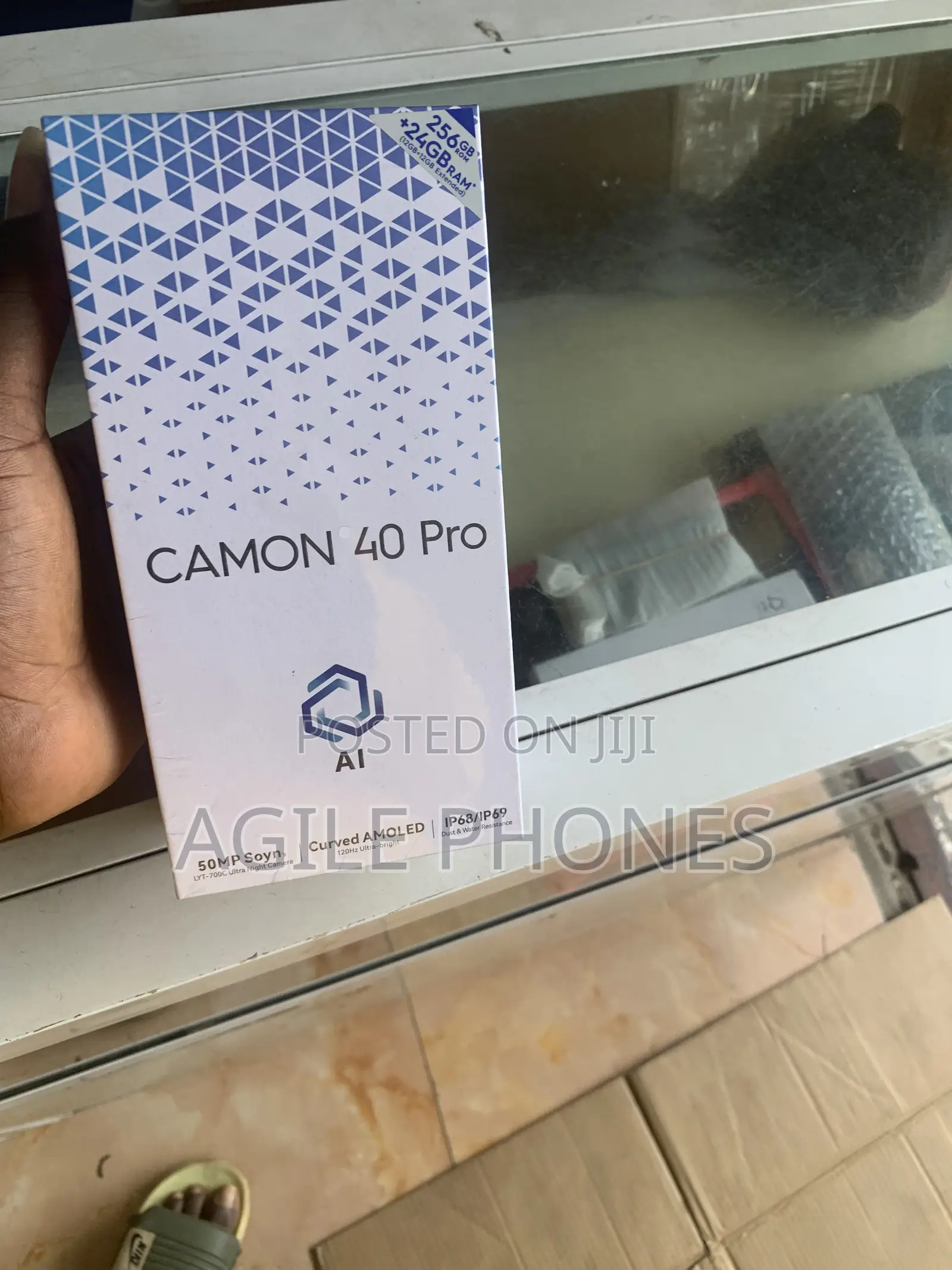 New Tecno Camon 40 Pro 5G 256 GB Black