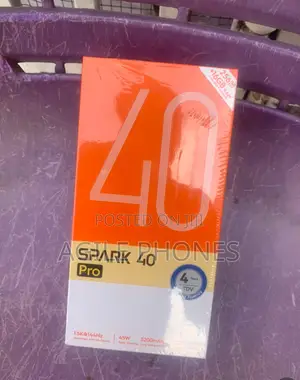 New Tecno Camon 40 Pro 5G 256 GB Black