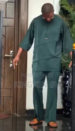Kaftan Men's Native Wear Olive Color