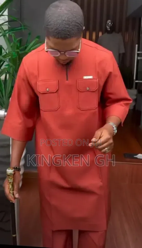 Kaftan Men's Native Wear Olive Color