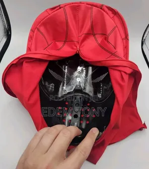 Spider Man Mask Cosplay Costume Moving Eyes Halloween Spiderman