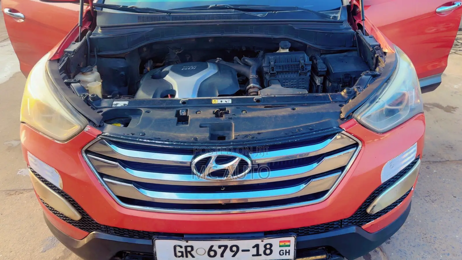 Hyundai Santa Fe 2014 Burgundy