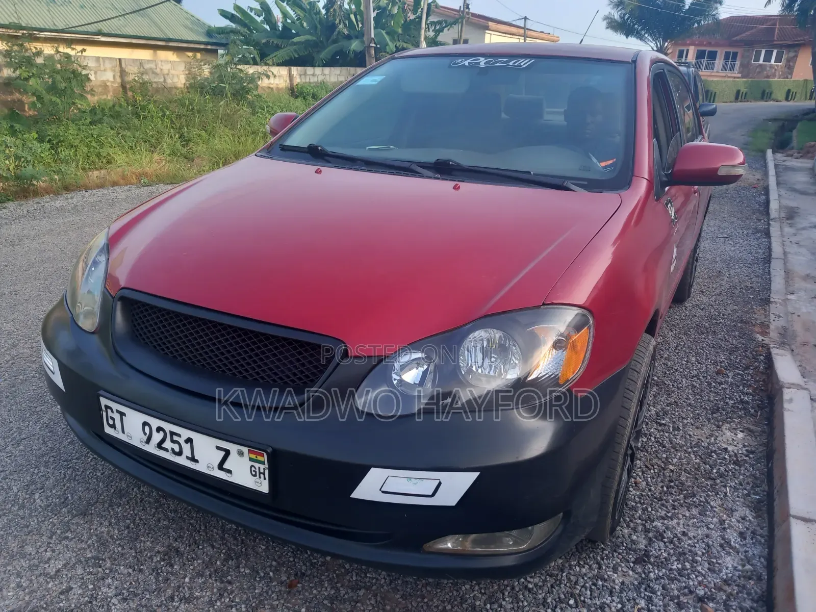 Toyota Corolla 2007 Red