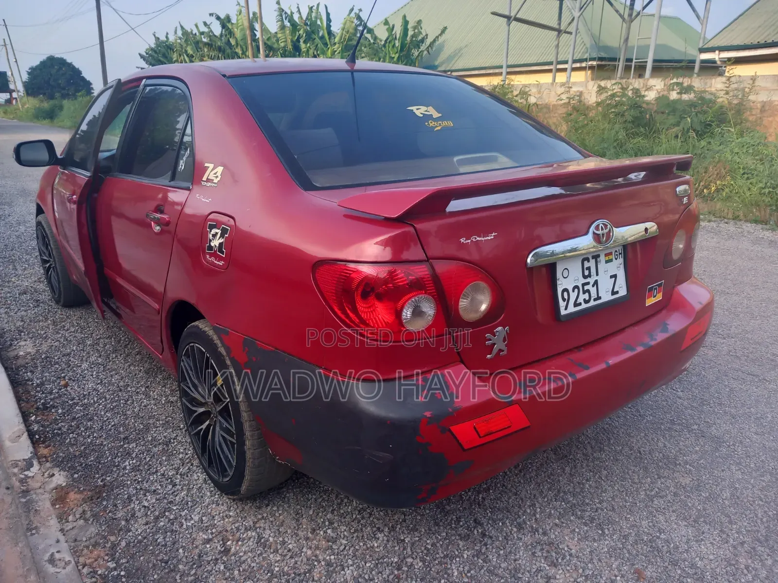 Toyota Corolla 2007 Red