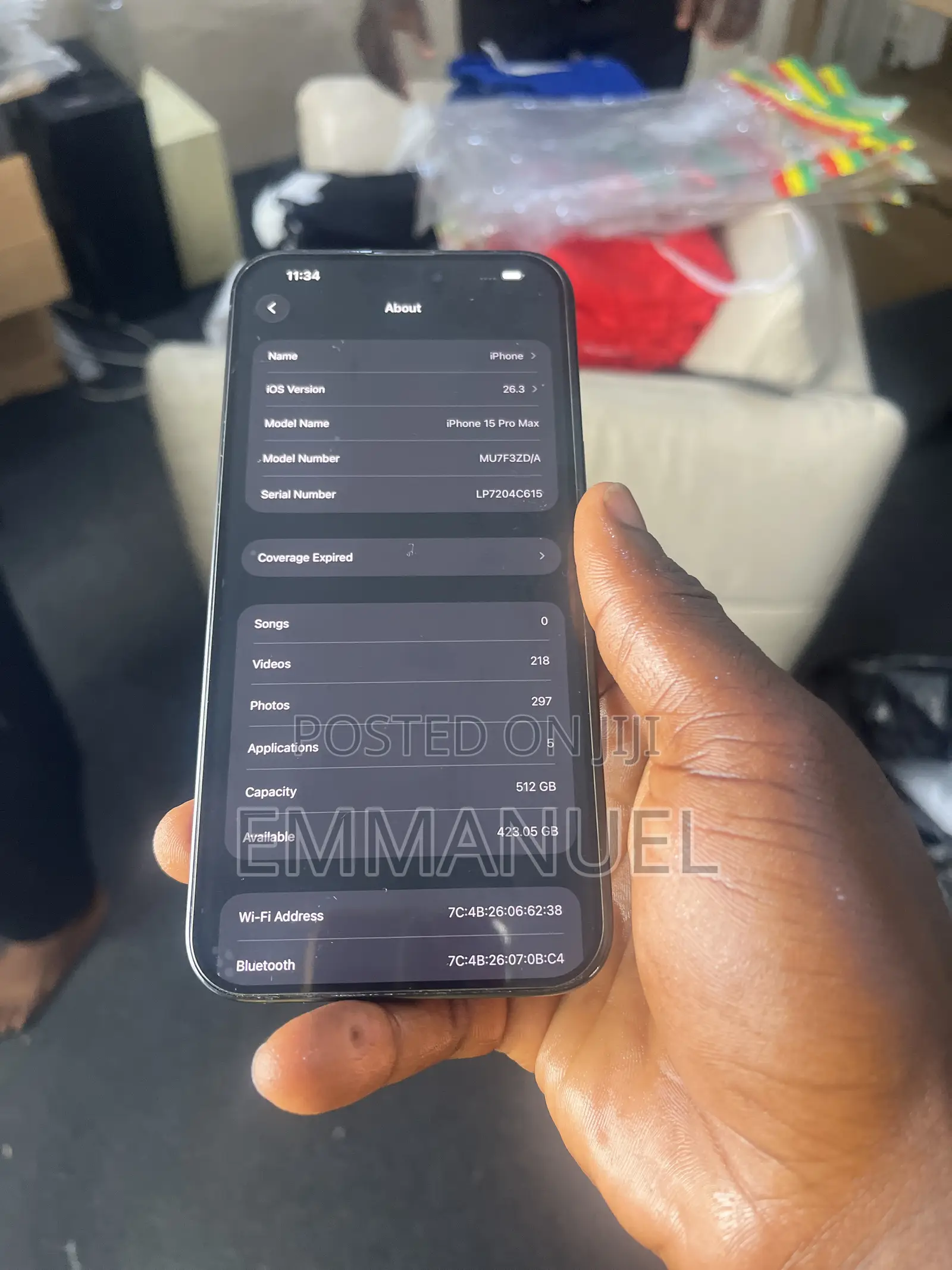 Apple iPhone 15 Pro Max 512 GB Blue