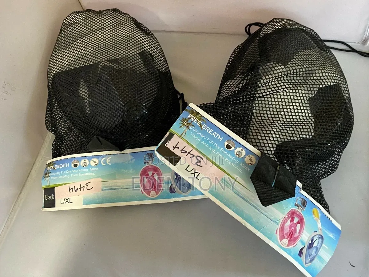 Free Breath Snorkeling Mask Full Dry 180 Degree Vision Anti-Fog