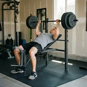 Foldable Multifunctional Bench Press With Weight – Home/Gym