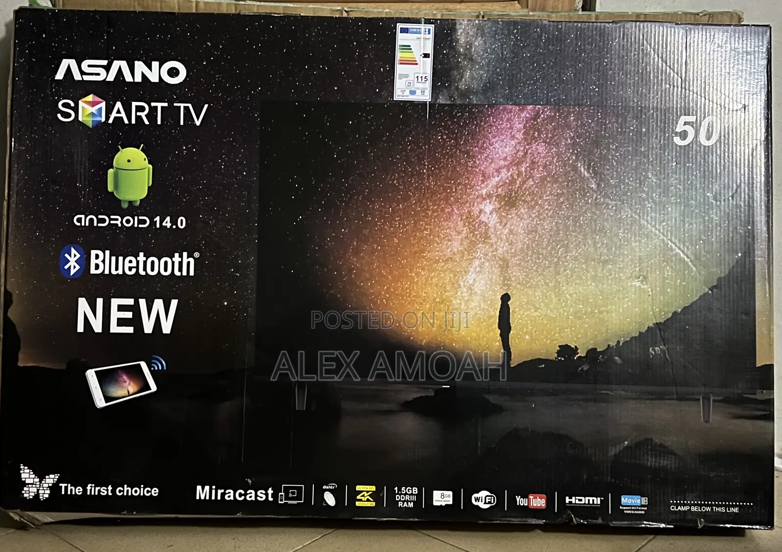 Asano 50” Smart Android LED TV