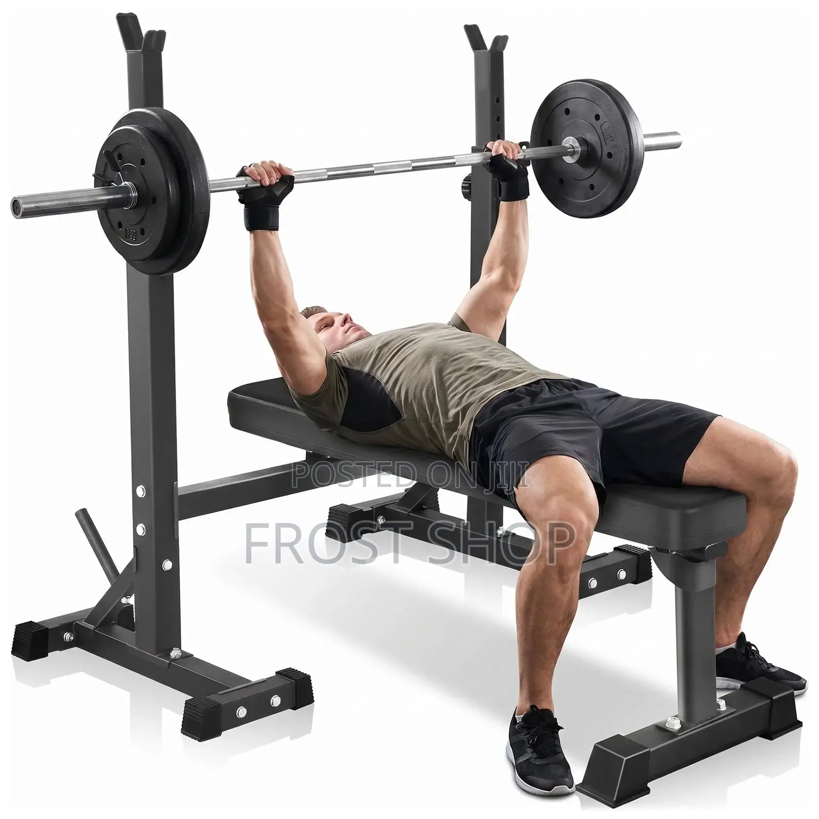 Foldable Multifunctional Bench Press With Weight – Home/Gym