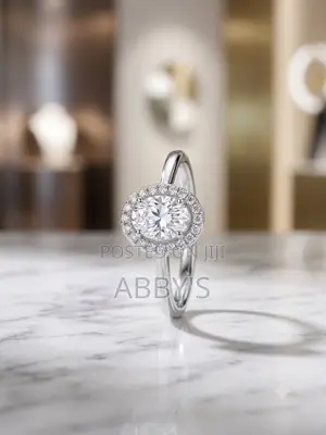 The Royal Oval Zirconia Promise/Engagement Ri