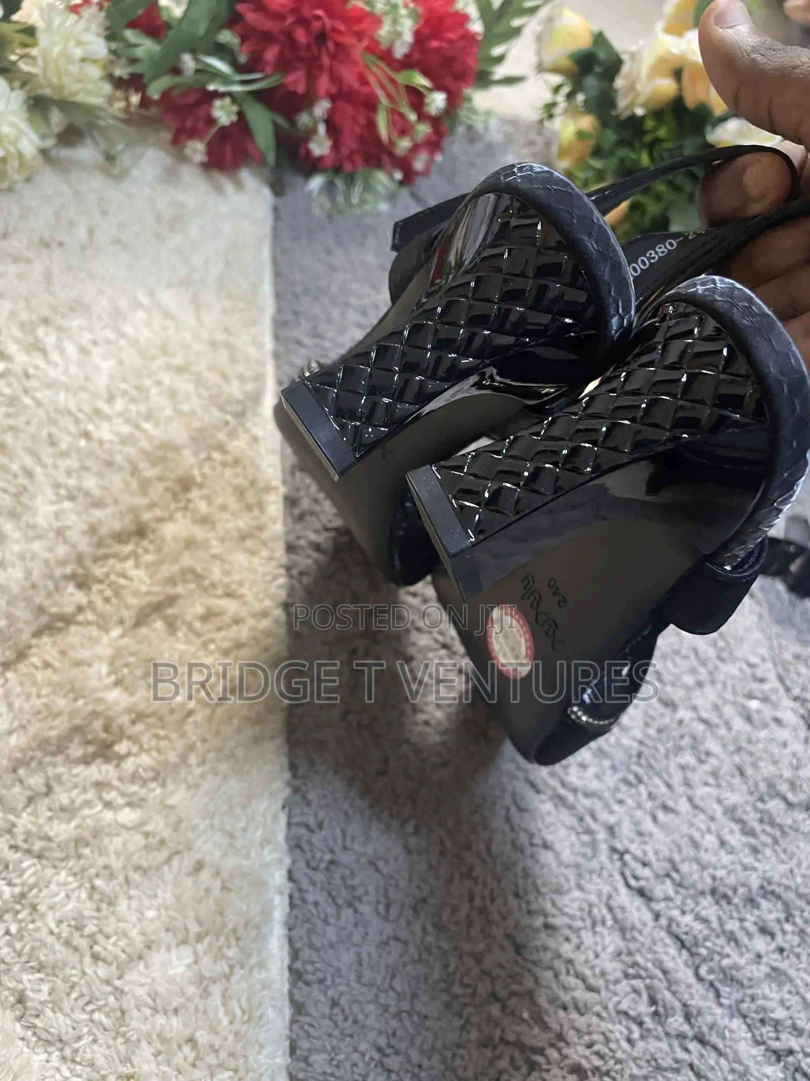 Black Slingback Heel