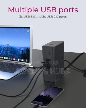 14-in-1 Multi-Display USB Type-C and Type-a Docking Station