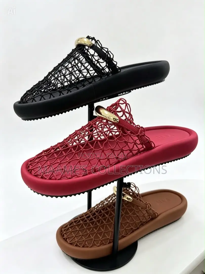Luxury Women’s Mesh Comfort Slip-on Sandals/Fashion Casual Flat Slides