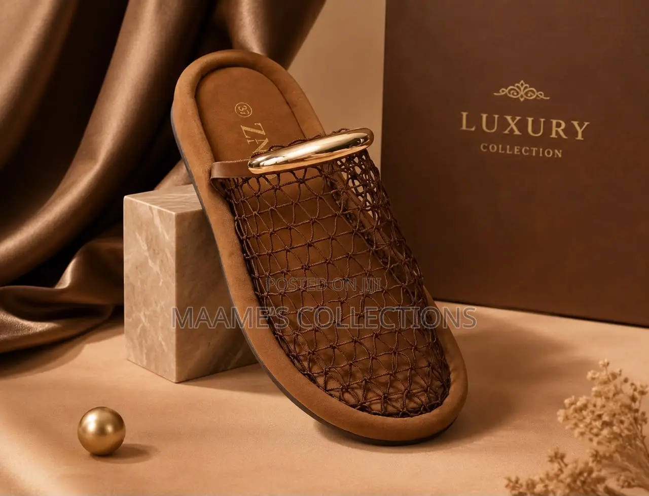 Luxury Women’s Mesh Comfort Slip-on Sandals/Fashion Casual Flat Slides
