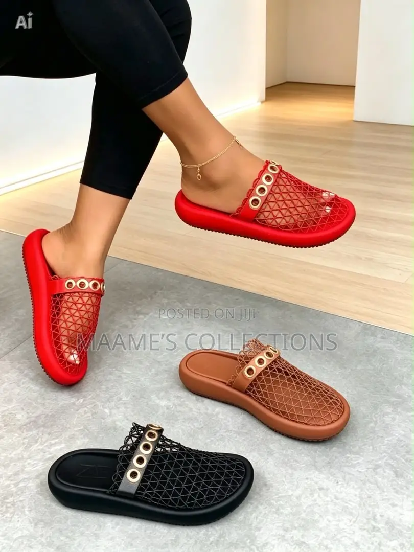 Luxury Women’s Mesh Comfort Slip-on Sandals/Fashion Casual Flat Slides