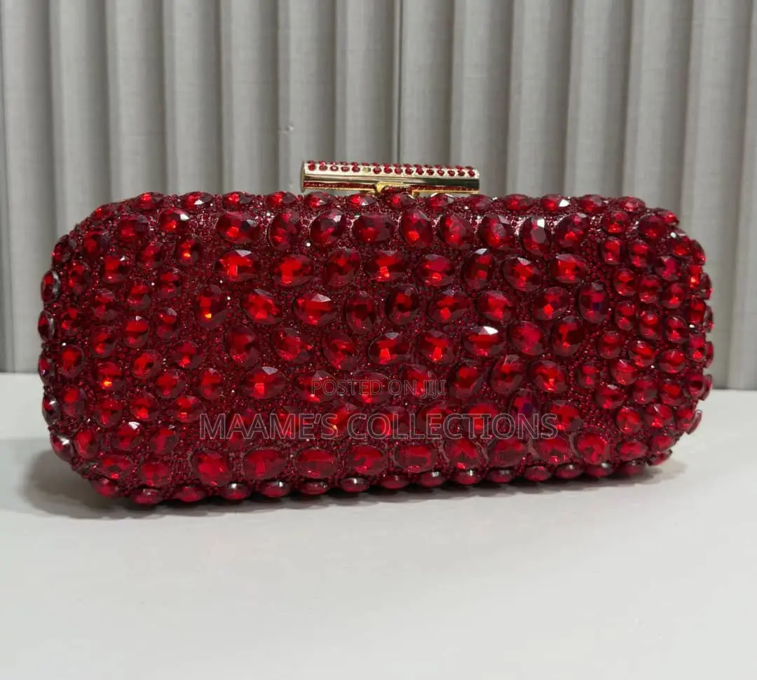 Luxury Crystal Rhinestone Evening Clutch Bag for Weddings Parties