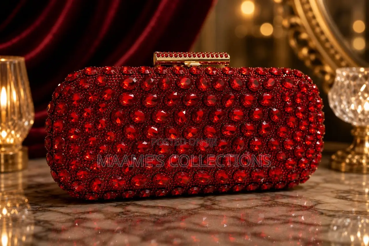 Luxury Crystal Rhinestone Evening Clutch Bag for Weddings Parties