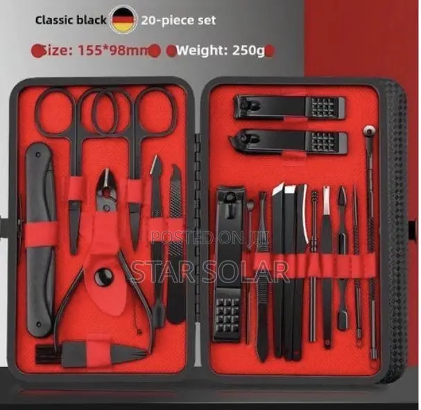 24 Piece Nail Clippers Complete Set of Nail Clippers