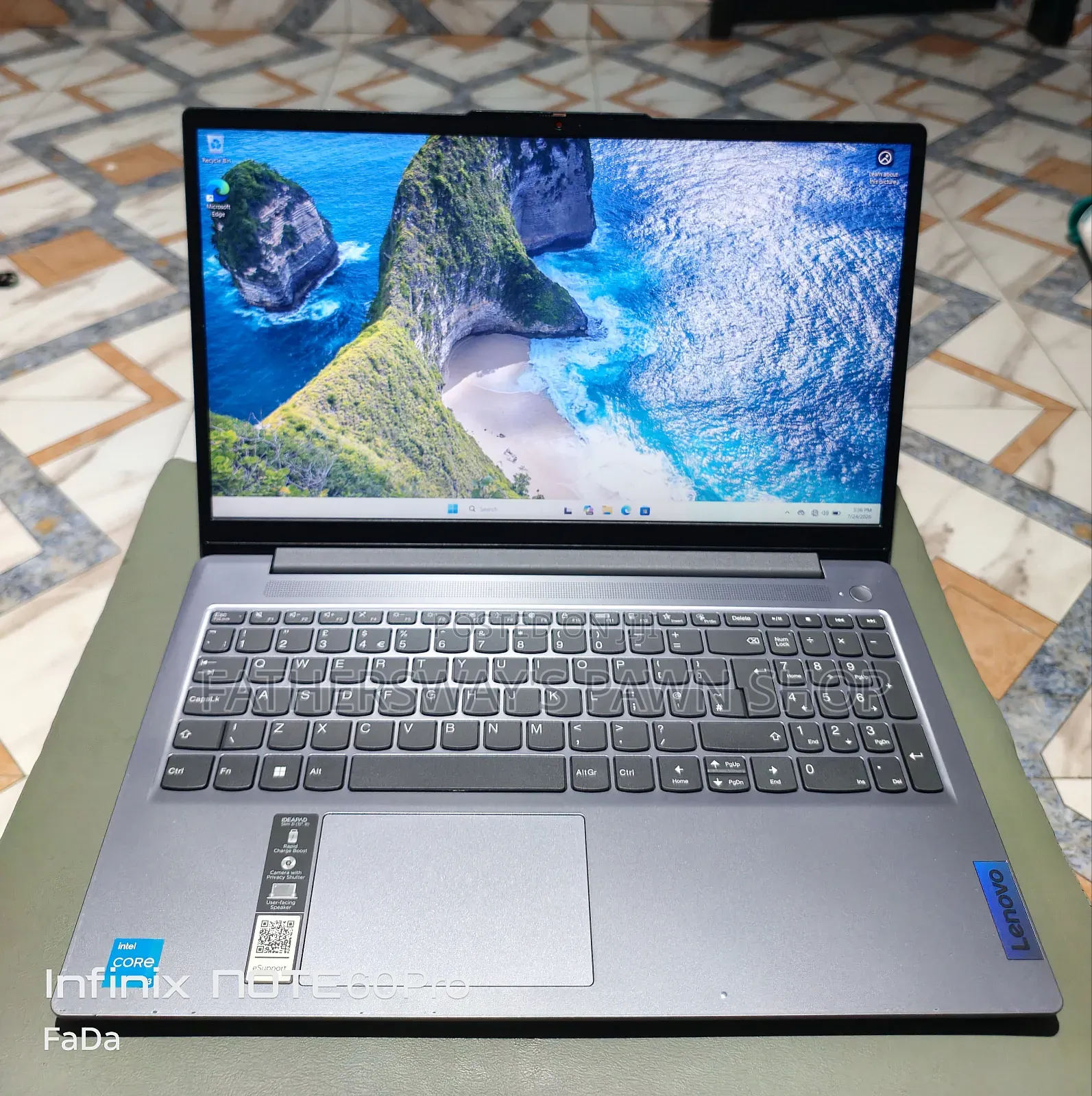 Laptop Lenovo Ideapad 3 8GB Intel Core i3 SSD 256GB