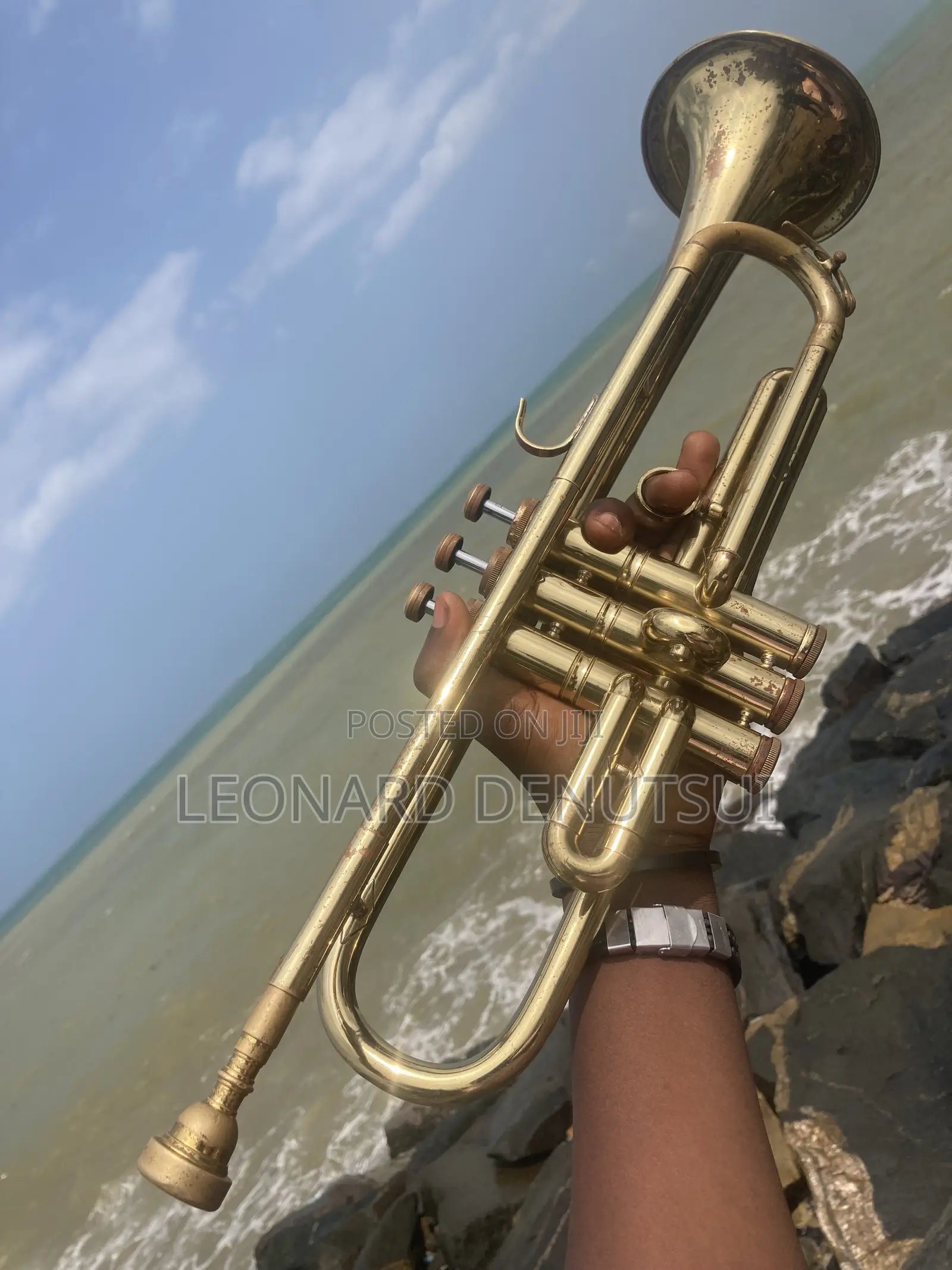 A Very Bice Unique Trumpet With Good Tune