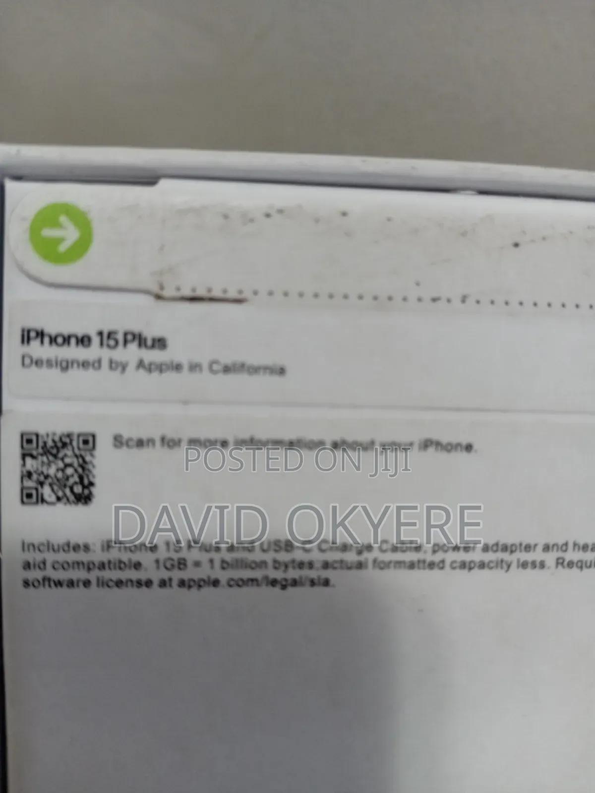 New Apple iPhone 15 Plus 128 GB Blue