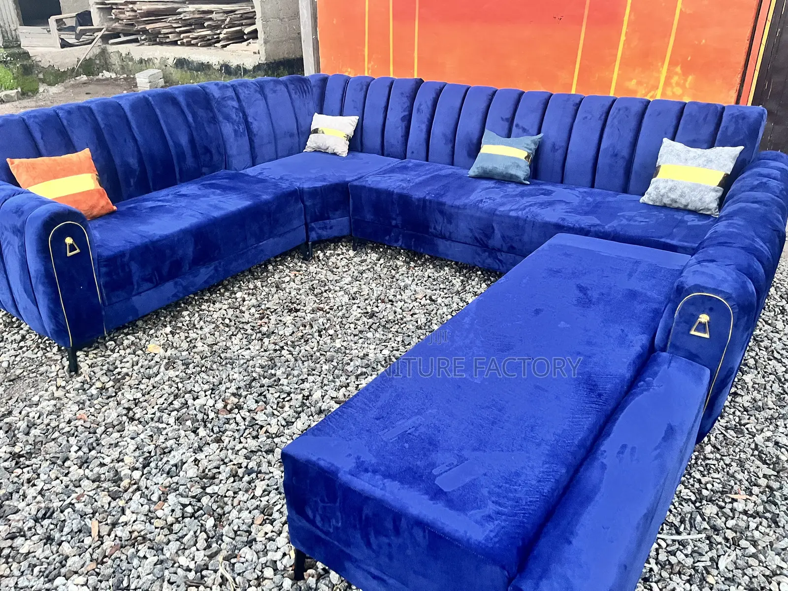 Upholstered Corner Sofa 10 Seater Capacity