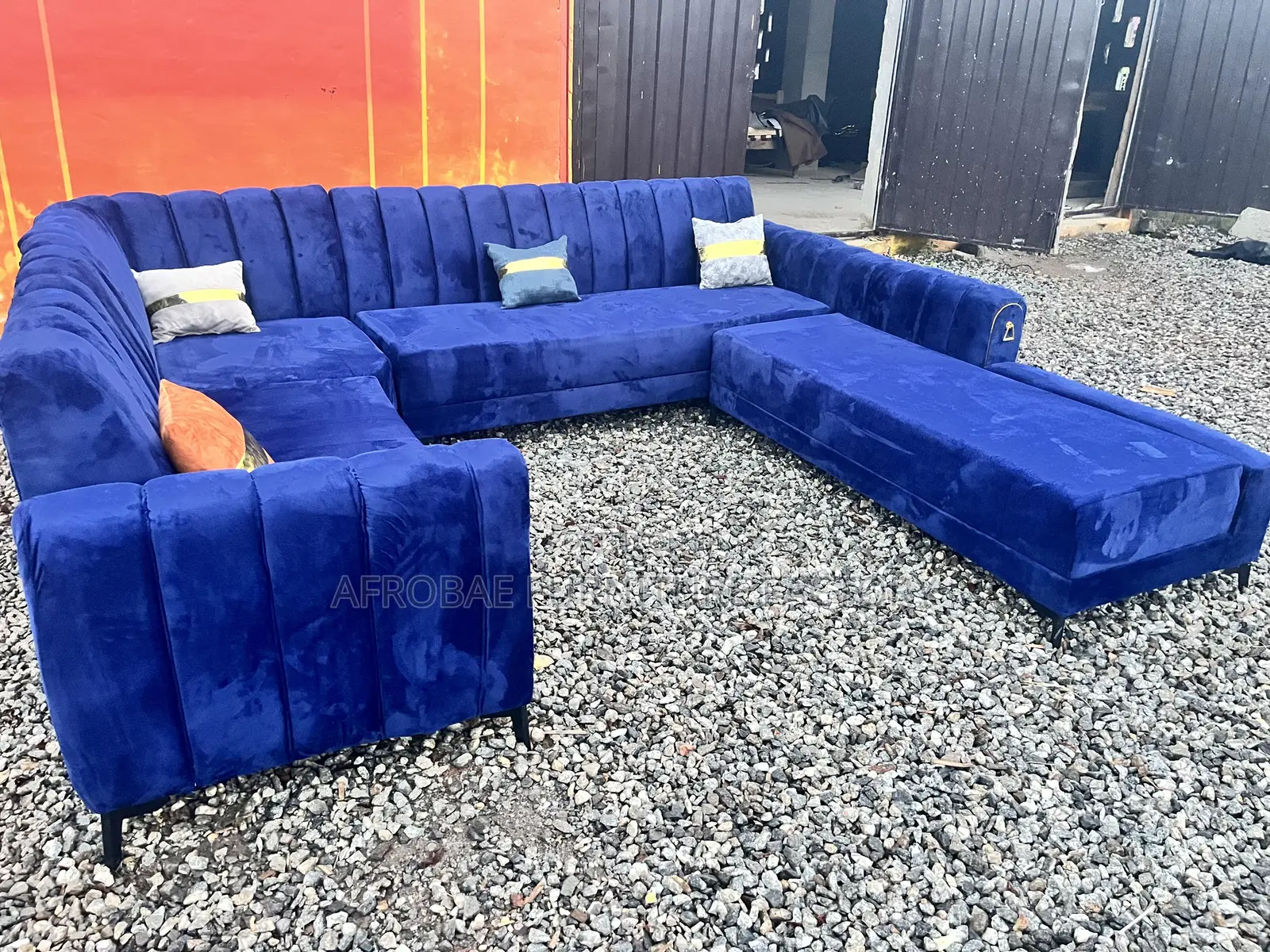 Upholstered Corner Sofa 10 Seater Capacity