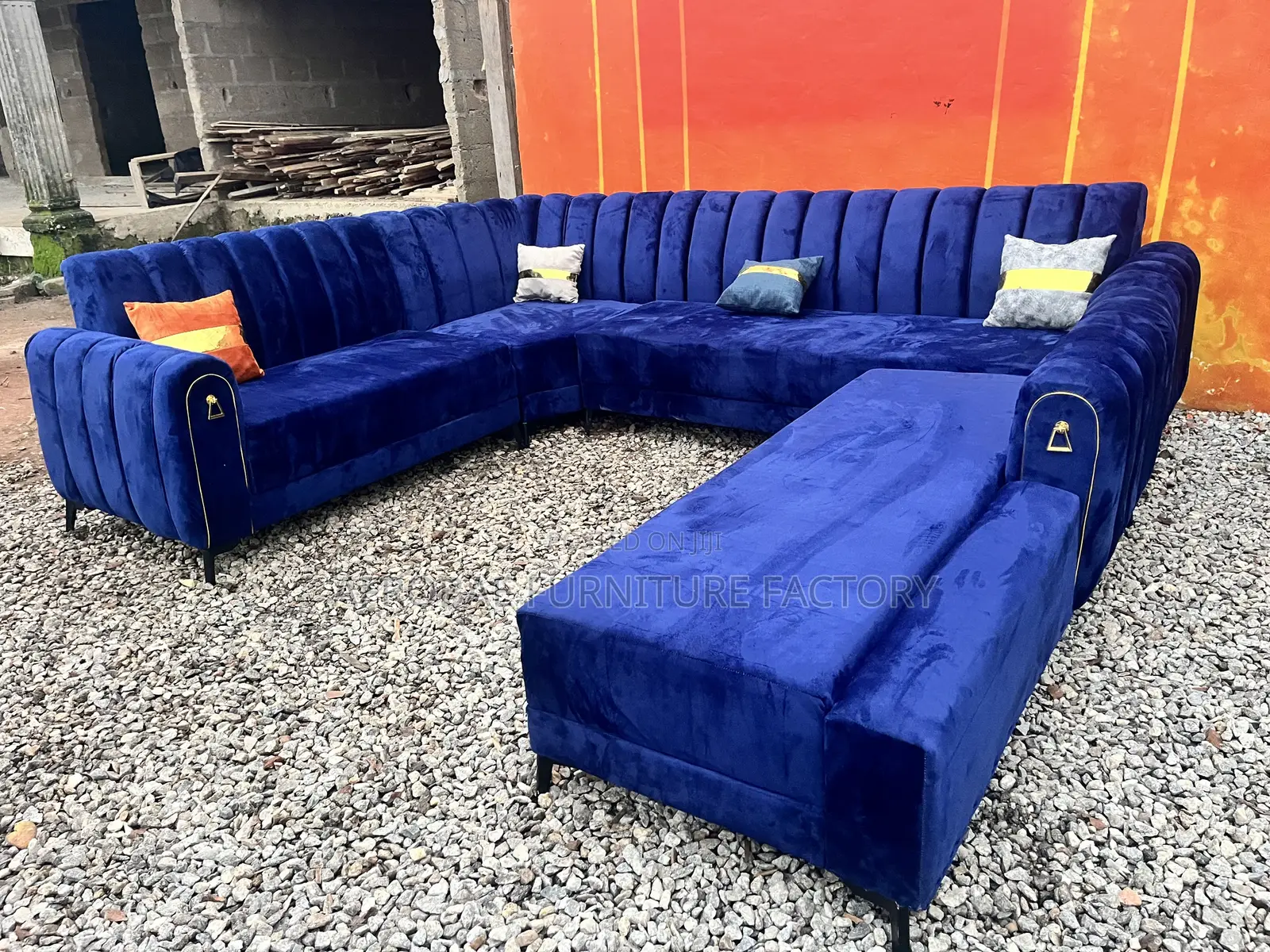 Upholstered Corner Sofa 10 Seater Capacity
