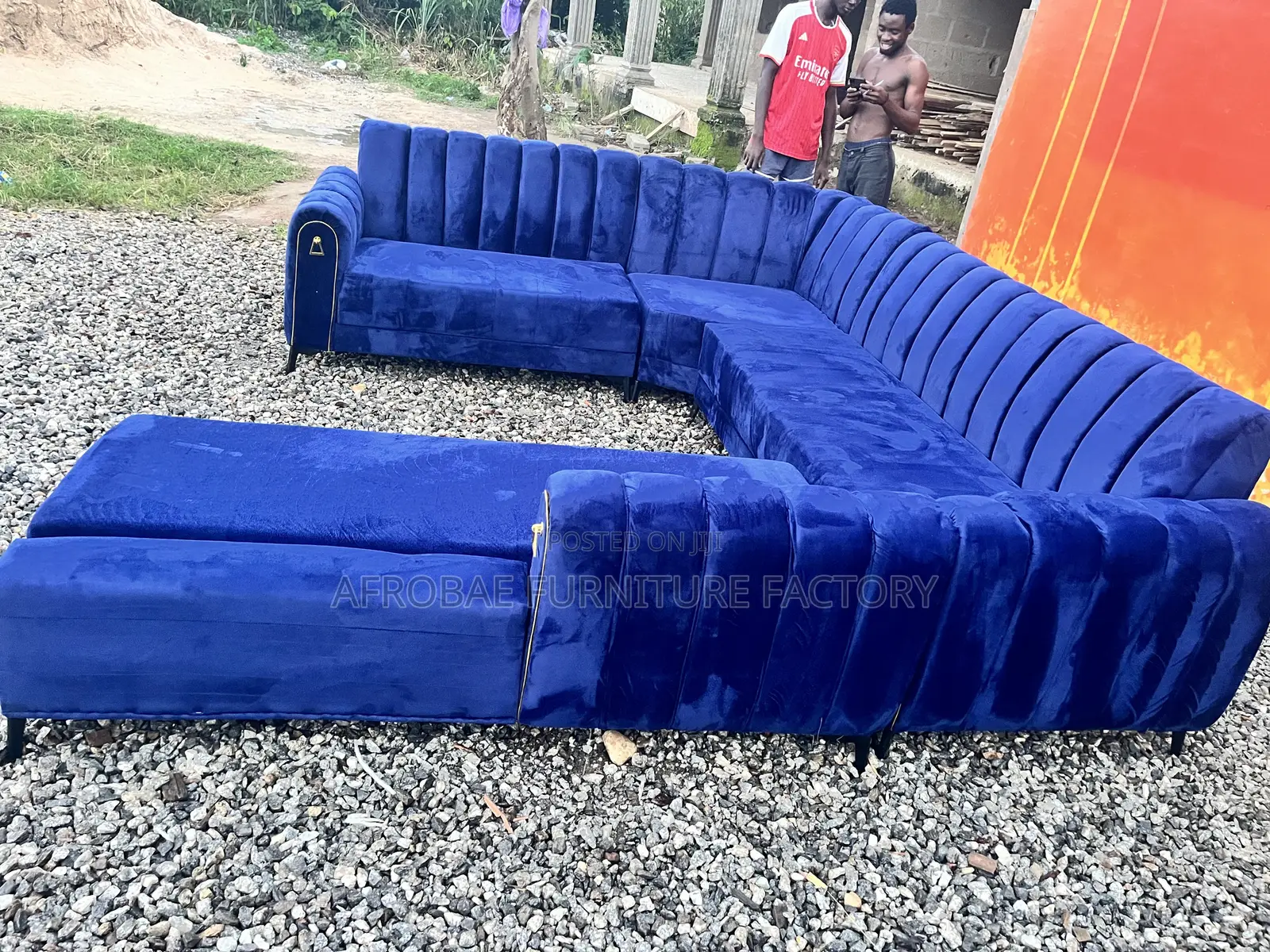 Upholstered Corner Sofa 10 Seater Capacity