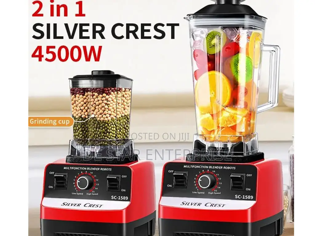 Strong Power Silver Crest Blender, Pure Copper Motor