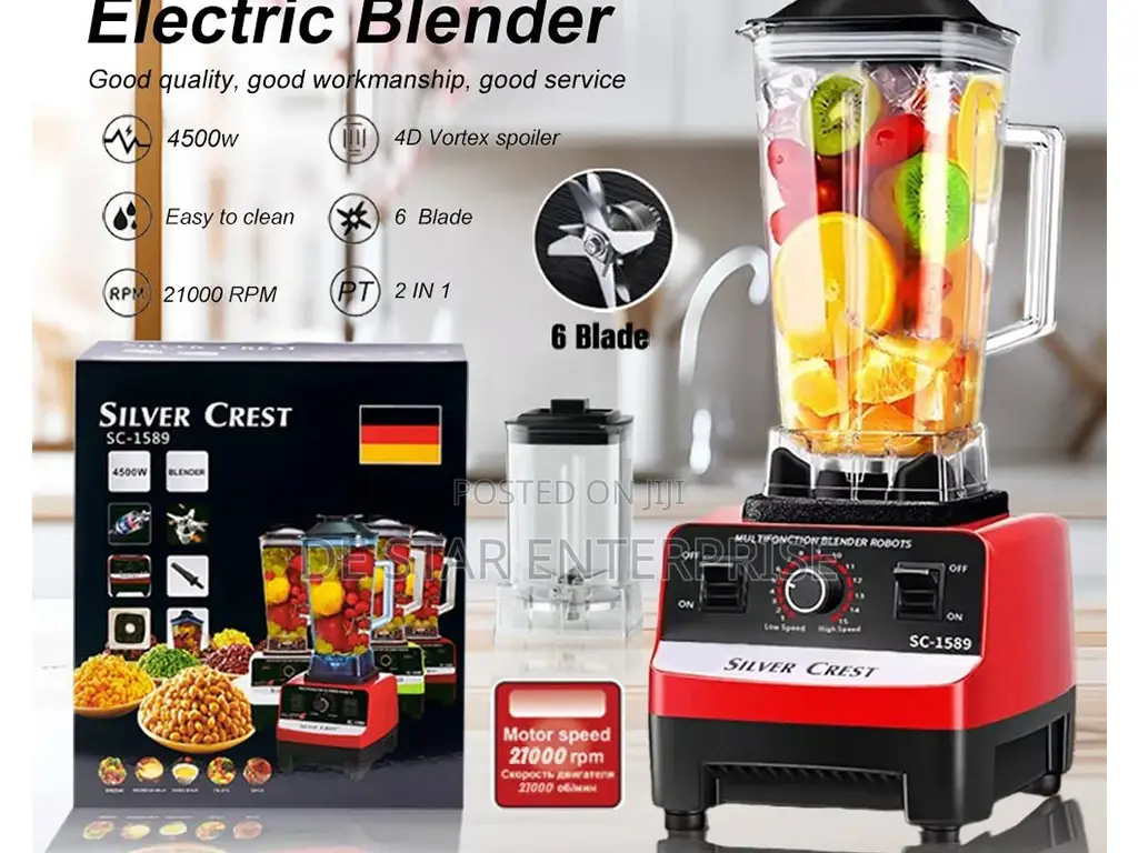 Silver Crest Blender With German Technology