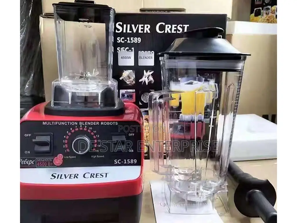 2in1 Silver Crest Blender (SC-9880)
