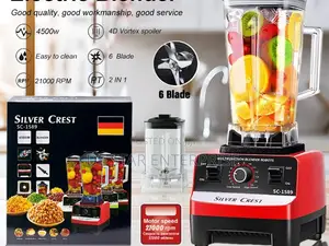 2in1 Silver Crest Blender (SC-9880)