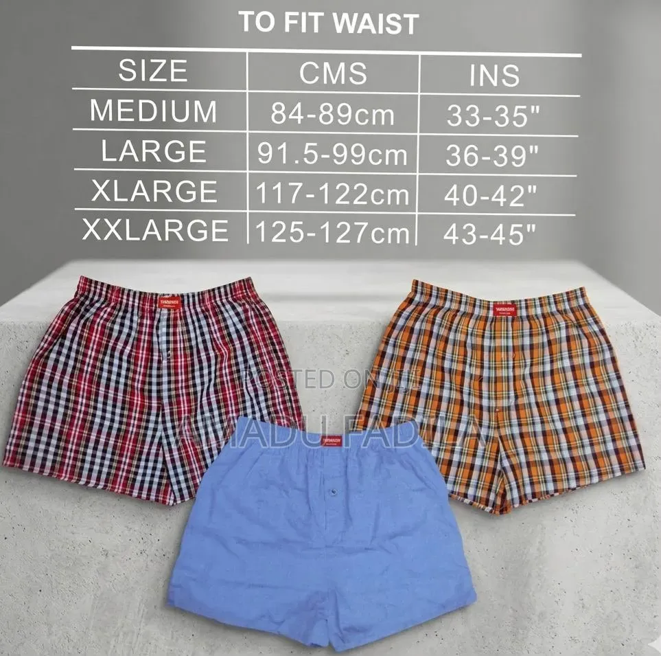 YARRISON Men's Cotton Boxer Briefs (3-Pack)