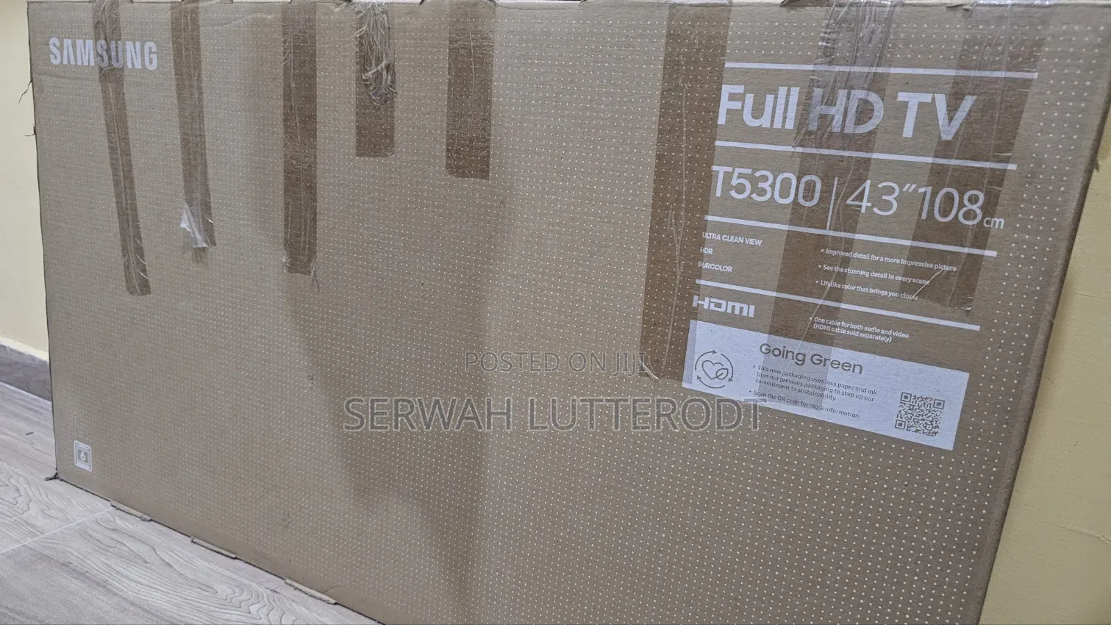 43" Samsung Smart TV, Full Hd. T5300
