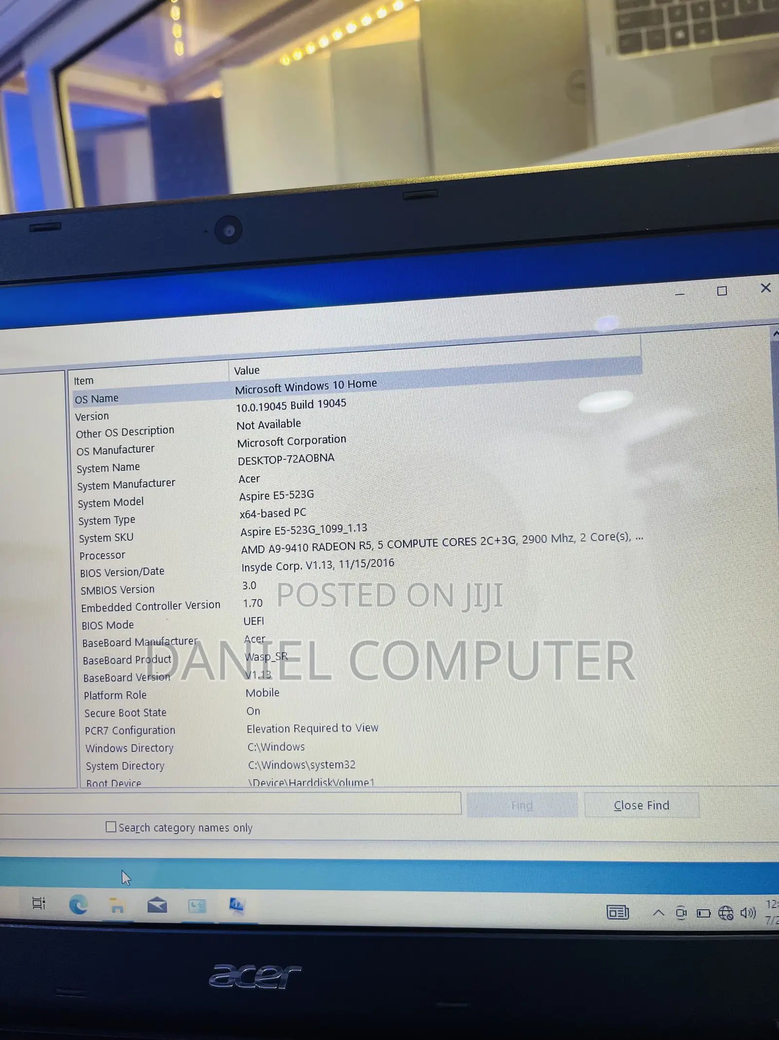 Laptop Acer Aspire 5 8GB AMD A10 HDD 750GB