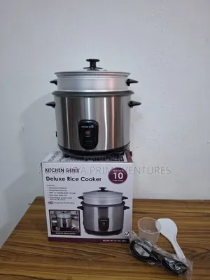 1.8 L Kitchen Genie Deluxe Rice Cooker With Steamer From Uk 