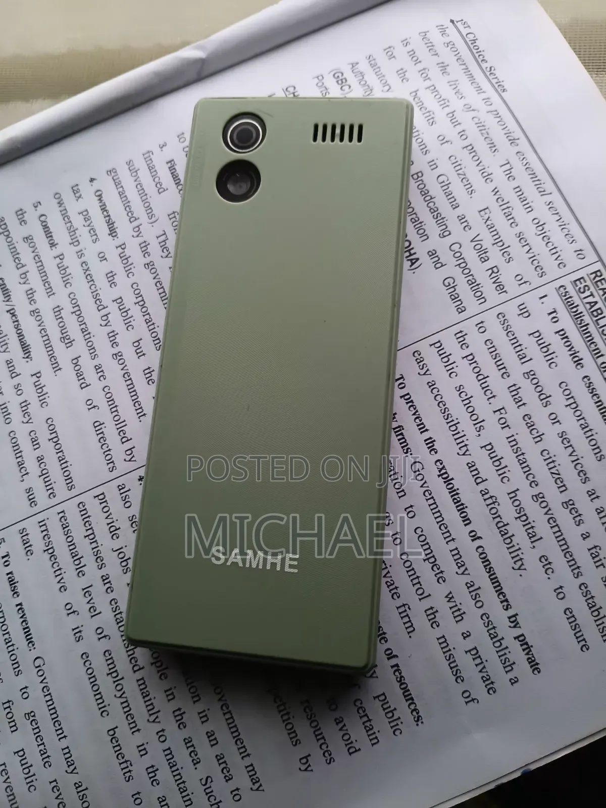 New Mobile Phone Green