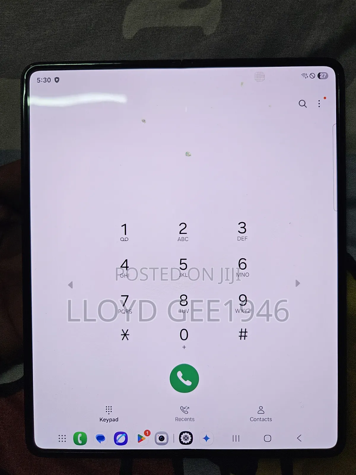 Samsung Galaxy Z Fold3 5G 256 GB Black