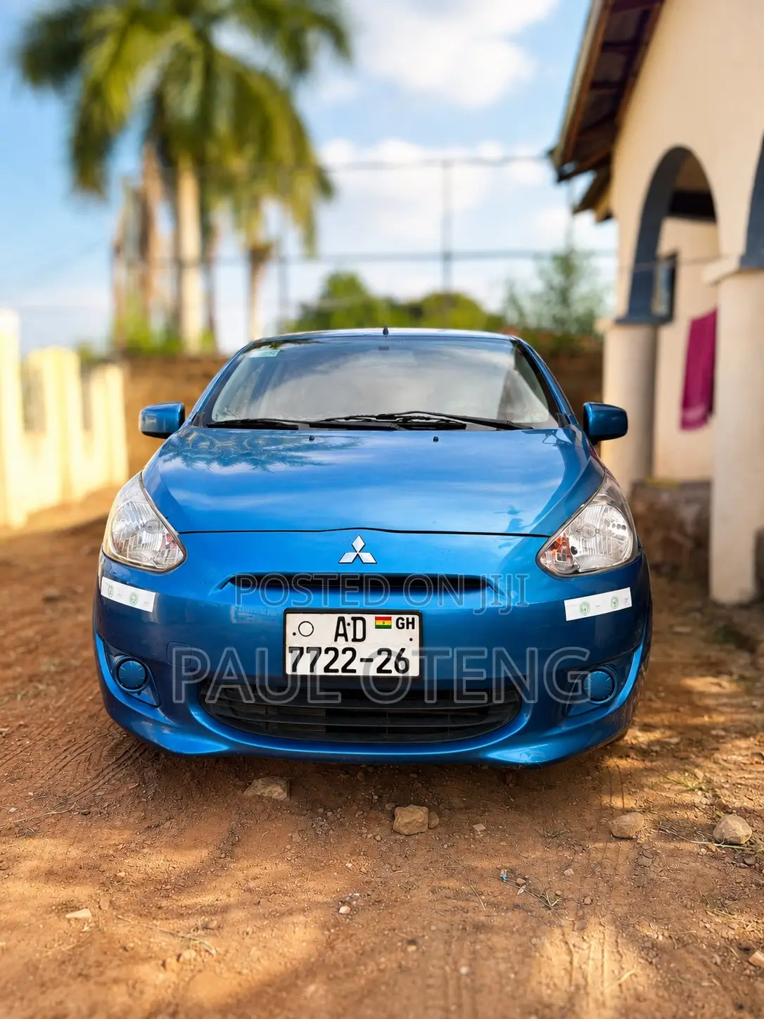 Mitsubishi Mirage 2012 Blue